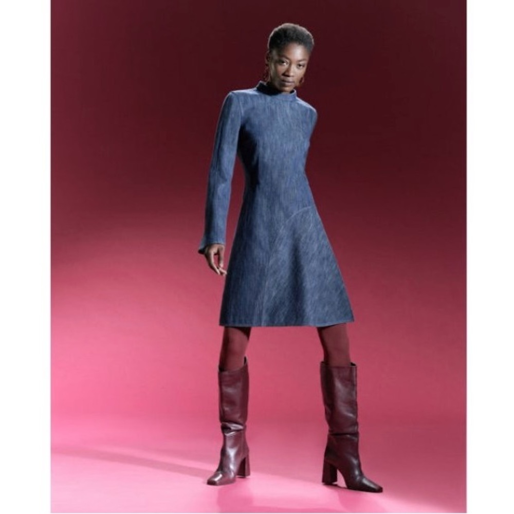 AKRIS PUNTO 💙 Denim Dress